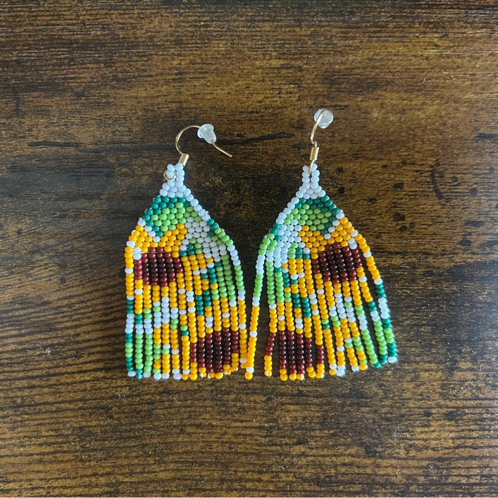 Colorful Beaded Earrings
